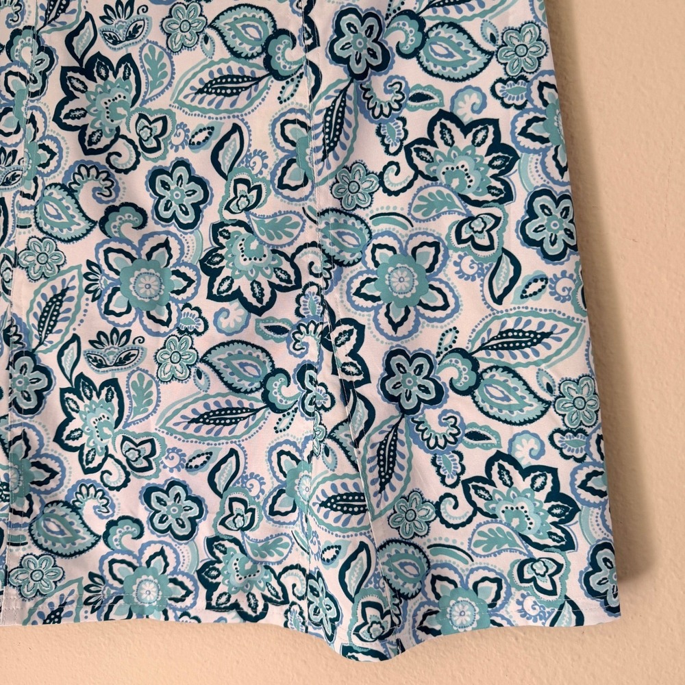 RipSkirt Floral Hawaii Wrap Skirt Medium- Lenght 2 Seaglass Florals Paisley - Picture 12 of 15